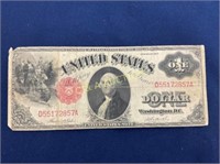 $1 US RED SEAL NOTE #D55172857A