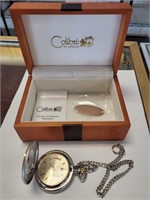 COLIBRI POCKET WATCH AND GIFT BOX
