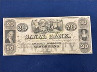 $20 CANAL BANK NEW ORLEANS