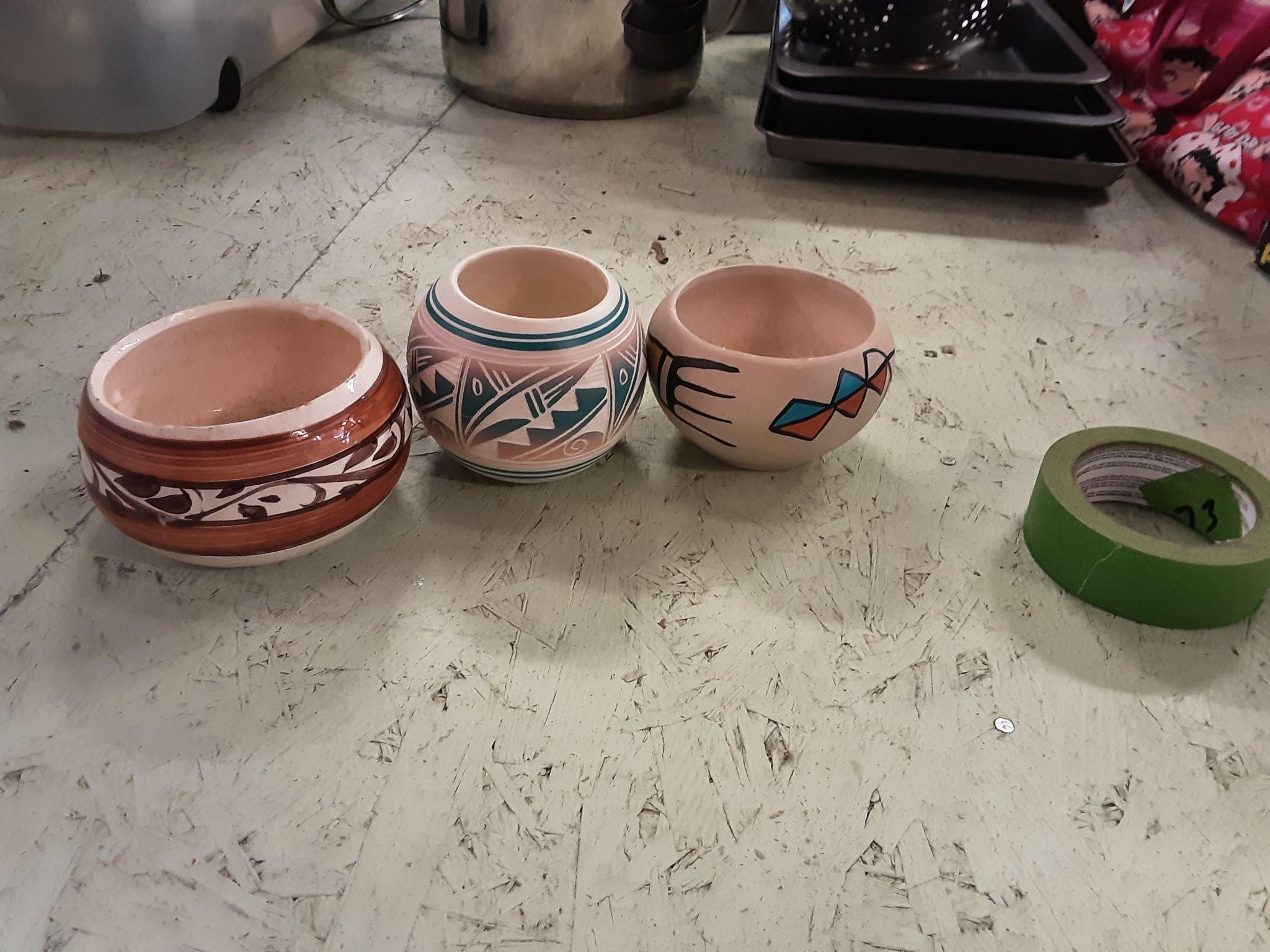 3 Nice Peices of Pottery