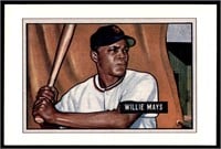 New York Giants Willie Mays Bowman Baseball Card