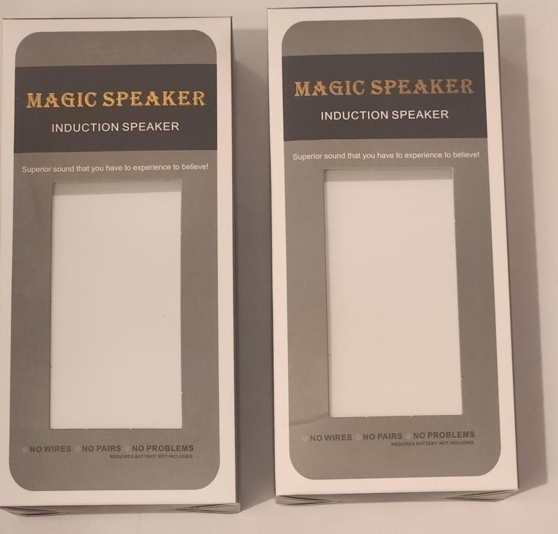 Debco Magic Speaker CU6652 Induction Speaker x2