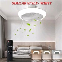 Ceiling Fan with Lights Remote Control 18" Modern