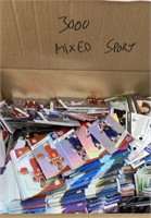 3000 mixed sport cards
