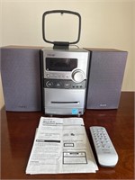 Sony Compact Disk AM/FM Radio & Speaker System