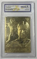 2005 Merrick Mint 23k Gold Tom Brady WCG 10!