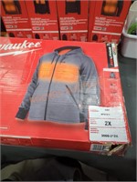 Milwaukee M12 heated hoodie 2X gray