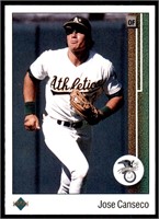 1989 UD AL MVP #659 Oakland A's JOSE CANSECO