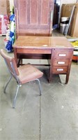 Antique Detective Desk and Chair