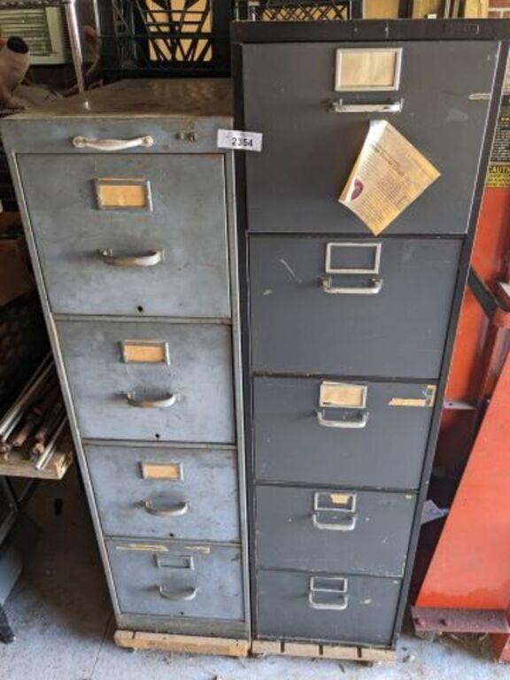 4 AND 5 DRAWER FILING CAINETS,