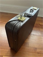 Vintage Stradellina Leather Briefcase w/ Key