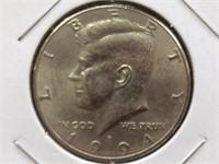 1994 Kennedy half dollar