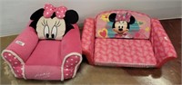 GROUP 2 MINNIE MOUSE CHAIRS, LED LIGHTED KIDS TENT