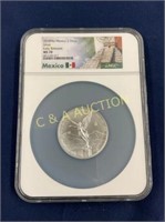 2018 2 OZ SILVER MS70 LIBERTAD EARLY RELEASE
