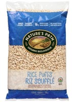 NATURES PATH -ORAGANIC RICE PUFFS CEREAL