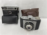 2 Vintage Cameras - Argus And Gu Go