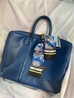NWT Louis Vuitton Blue Silk Twilley Bag Theme