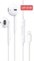 LOT of 20, SUPVOL Apple Earbuds [ MFi Certified] W