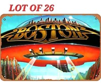 LOT OF 26- 8 x 12 Metal Sign - Boston Don't Look B