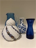 Lot of Assorted Decorative Vases