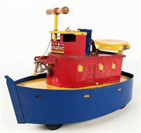 Original Tru-Matic Ride On Tug Boat