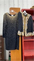 ETAL evening gown - beaded size 14 & Beaded