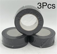 3 PCS BLACK GAFFERS TAPE 2 in x 30 Ft