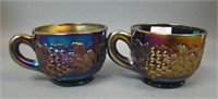 Two Dugan Purple Many Fruits Punch Cups