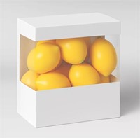 10pc Decorative Lemon Filler Yellow