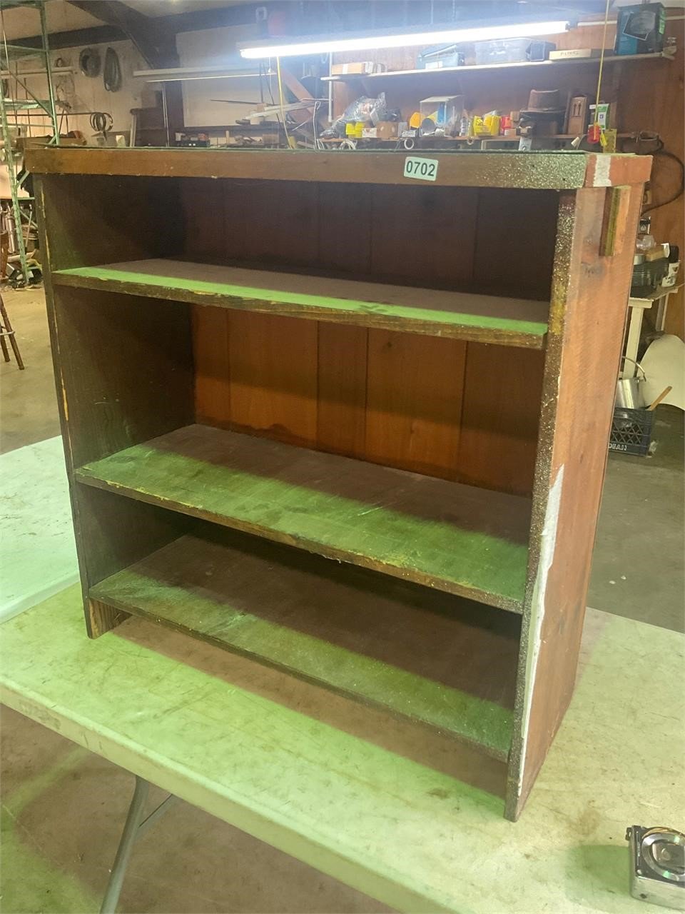 Sturdy wooden book case / shelf