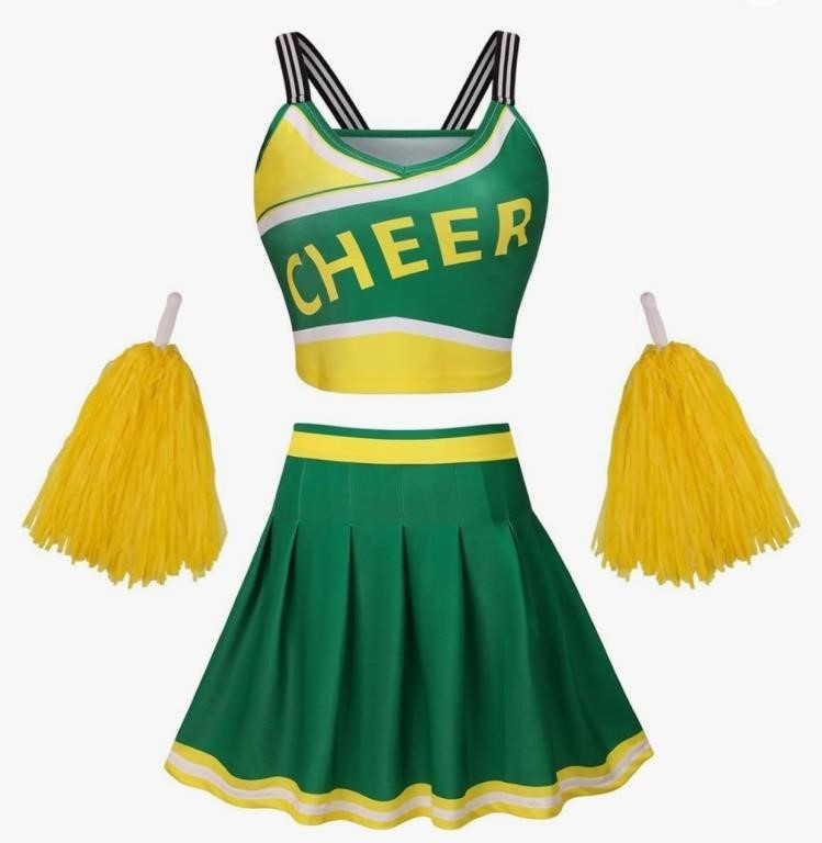 Colorful House Cheerleader Costumes for Womens