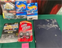 N - LOT OF COLLECTIBLE CARS & BOOK (G44)