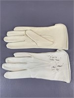 A Pr Of Signed Jay Novachek Gloves