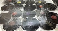 (25) 78 RECORDS IN PLASTIC SLEEVES
