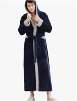 New (Size L)  Mens Long Robes with Hood Full