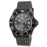 Invicta Men's Pro Diver Quartz Leather Strap Watch