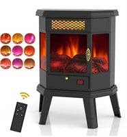 Electric Fireplace Heater 22'' Freestanding