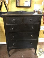 Black Antique Dresser