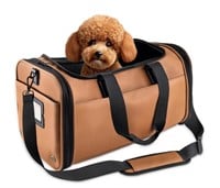TSA Approved PU Leather Luxury Pet Carrier