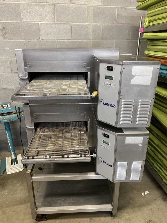 Lincoln Impinger Double Stacked Natural Gas Oven