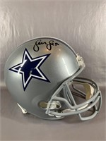 A Signed Jerry Jones Dallas Cowboys Helmet