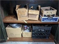 CABINET AND CONTENTS, FUEL PUMPS, BRACKETS, MISC