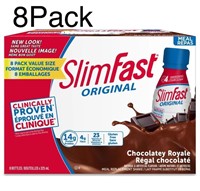 8Pack SlimFast Original Chocolatey Royale P
