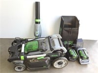 EGO Electric Lawnmower & Blower w/Batteries