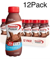 12 Pack Premier Protein Shake, Chocolate, 30g