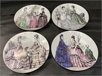 Fitz & Floyd Victorian Women Plates