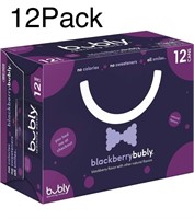12Pack bubly Sparkling Water, Blackberry, 12 Fl