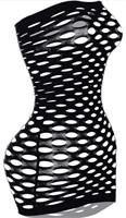 One Size Sexy Womens Strapless Fishnet Lingerie