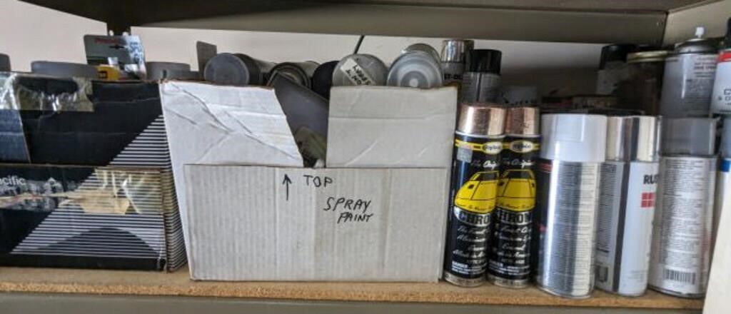 GROUP OF SPRAY PAINTS, MISC