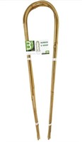 2 packs Natural U-Hoops Bamboo garden trellis